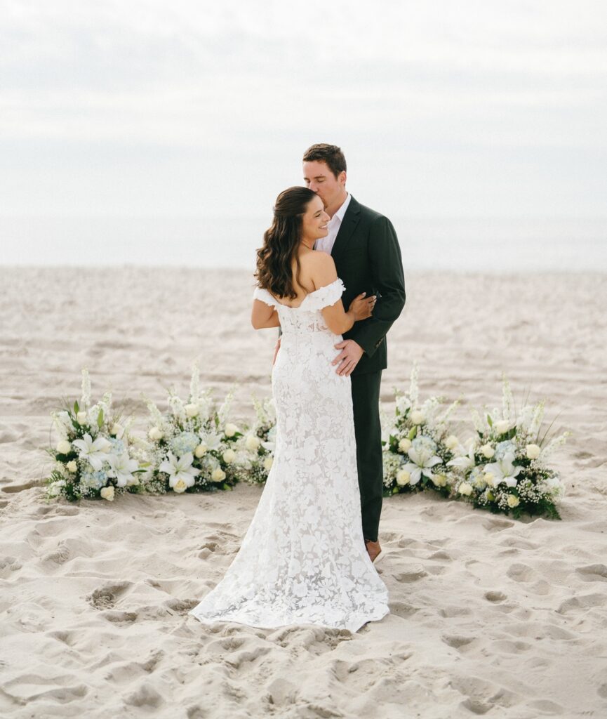 Bryn and Matthew on the beach